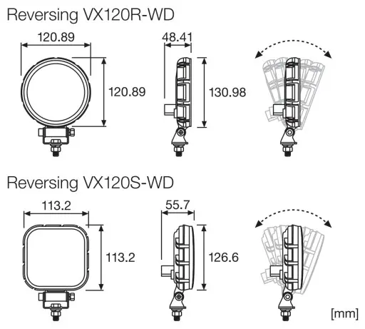 LEDriving Osram Reversing VX120S-WD rygge- og arbeidslys (ryggelys) – bilde 5