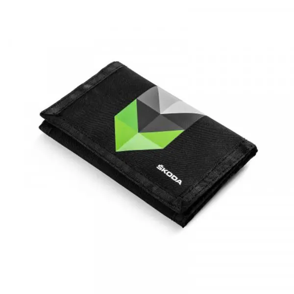 Lommebok Skoda Sport | Wallet Purse Black & Green