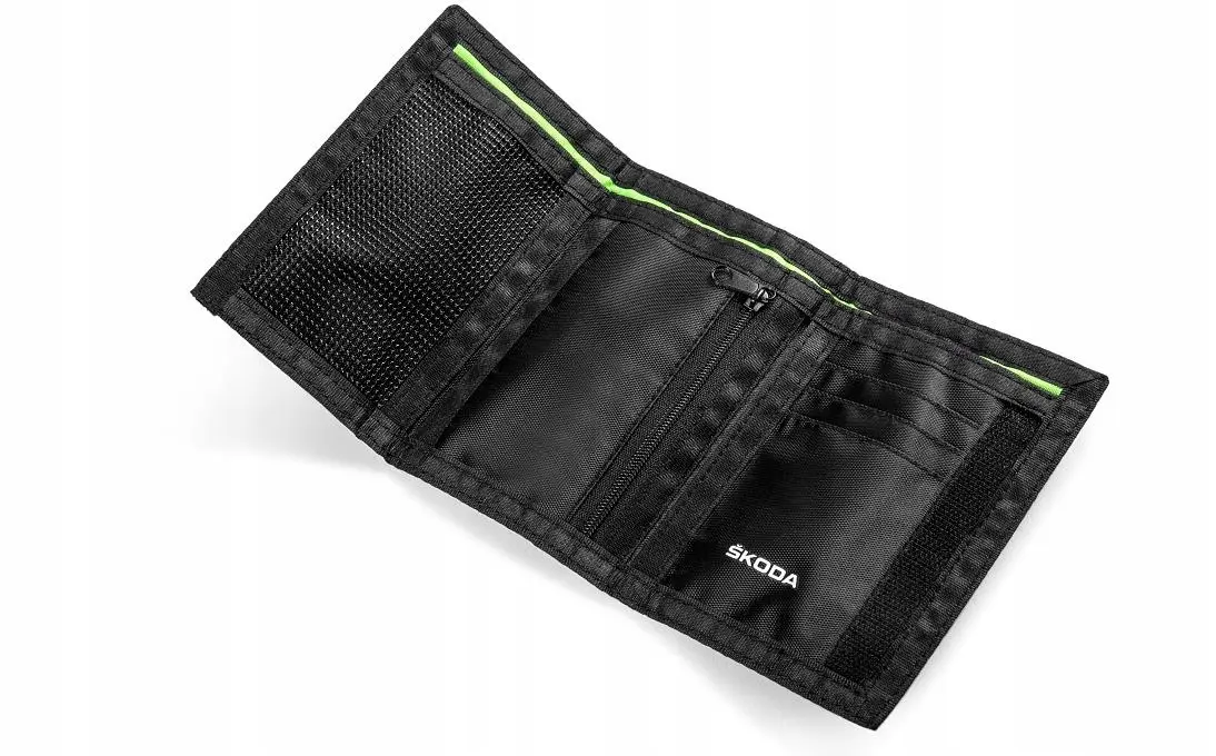 Lommebok Skoda Sport | Wallet Purse Black & Green – bilde 3