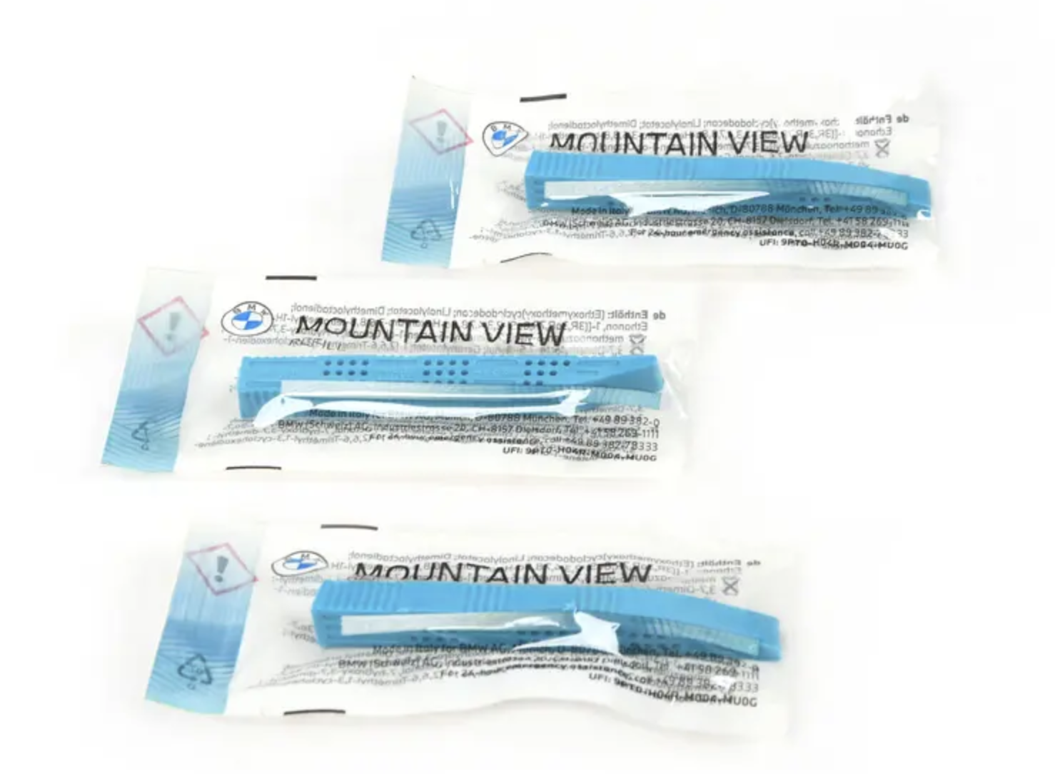 Luftfrisker Refill BMW Natural Air Mountain View │ Genuine® Refill Set 3 Pieces Freshener – bilde 3