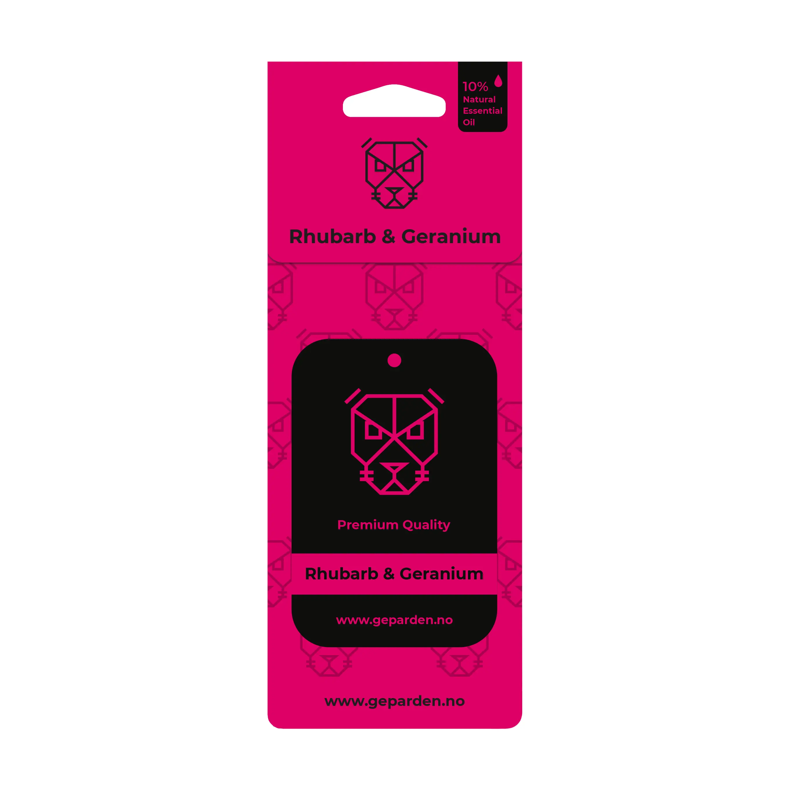 Luftfrisker Rhubarb og Geranium | 100% Naturlig Geraniumolje