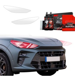 Lyktbeskyttere Cupra Terramar 2024 - 2025 │ PPF beskyttelsesfolie Gjennomsiktig BodyShield