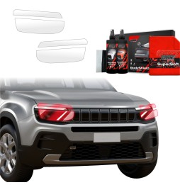 Lyktbeskyttere Jeep Avenger 2023 - 2025 │ PPF beskyttelsesfolie Gjennomsiktig BodyShield