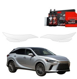 Lyktbeskyttere Lexus RX 350h 2022 - 2025 │ PPF beskyttelsesfolie Gjennomsiktig BodyShield