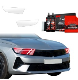 Lyktbeskyttere Opel Astra 2021 - 2024 │ PPF beskyttelsesfolie Gjennomsiktig BodyShield