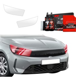 Lyktbeskyttere Opel Corsa 2023 - 2025 │ PPF beskyttelsesfolie Gjennomsiktig BodyShield
