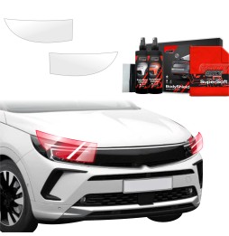 Lyktbeskyttere Opel Grandland 2021 - 2024 │ PPF beskyttelsesfolie Gjennomsiktig BodyShield