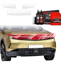 Lyktbeskyttere Opel Grandland 2025 │ PPF beskyttelsesfolie Gjennomsiktig BodyShield