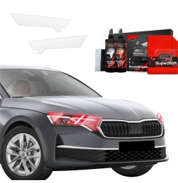 Lyktbeskyttere Skoda Octavia IV 2024 - 2025 │ PPF beskyttelsesfolie Gjennomsiktig BodyShield