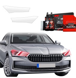 Lyktbeskyttere Skoda Superb IV 2024 - 2025 │ PPF beskyttelsesfolie Gjennomsiktig BodyShield