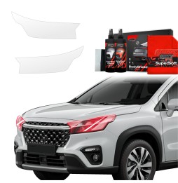Lyktbeskyttere Suzuki S-Cross 2021 - 2025 │ PPF beskyttelsesfolie Gjennomsiktig BodyShield