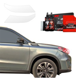 Lyktbeskyttere Suzuki Vitara Facelift 2024 - 2025 │ PPF beskyttelsesfolie Gjennomsiktig BodyShield