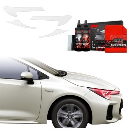 Lyktbeskyttere Toyota Corolla Facelift 2022 - 2025 │ PPF beskyttelsesfolie Gjennomsiktig BodyShield