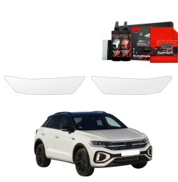 Lyktbeskyttere VW T-Roc 2021 - 2025 │ PPF beskyttelsesfolie Gjennomsiktig BodyShield
