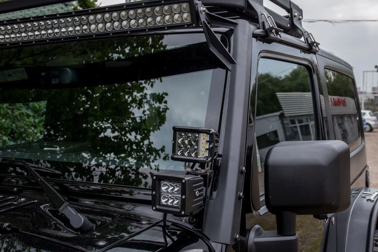 Lyktefeste for ekstralys Black Edition Jeep Wrangler JK 2006 - 2018  | Feste for ekstralys – bilde 5