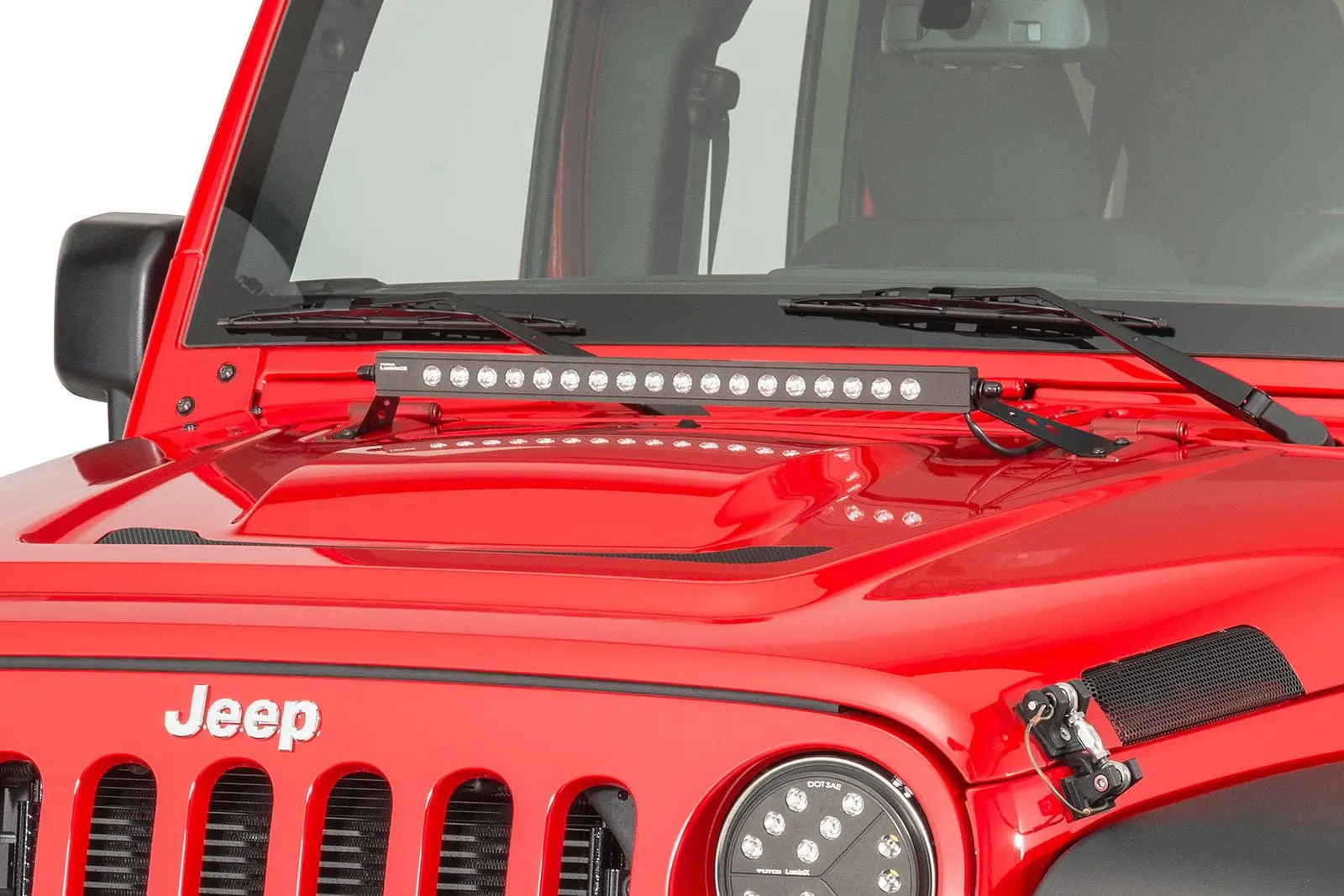 Lyktefeste for ekstralys Jeep Wrangler JK 2006 - 2018 | Feste for ekstralys