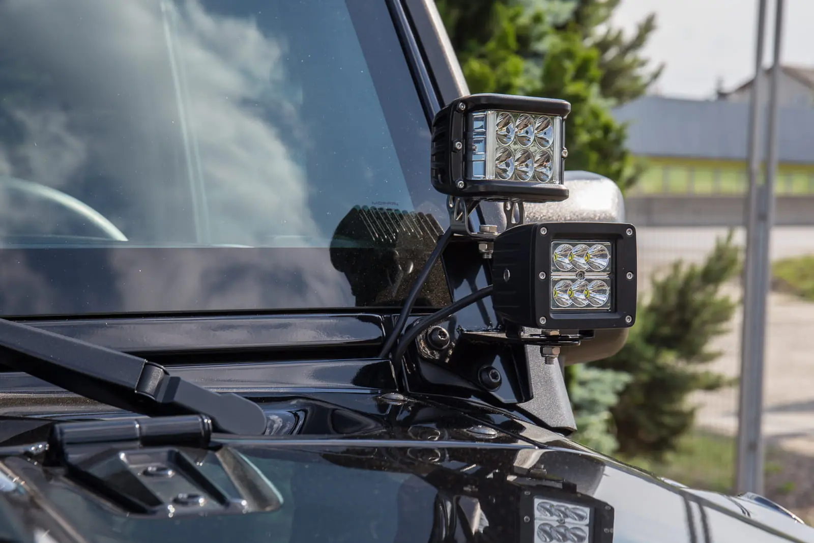 Lyktefeste for ekstralys Jeep Wrangler JK 2006 - 2018 | Feste for ekstralys – bilde 2