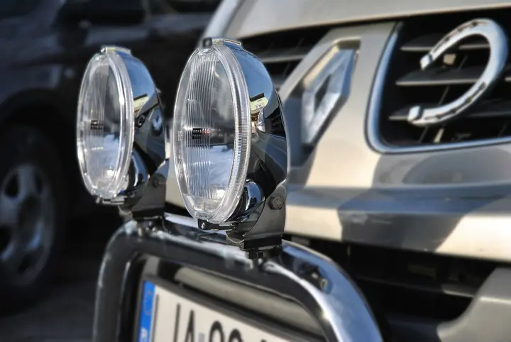 Lyktefeste Rørklemme 60mm Chrome  | Feste for ekstralys – bilde 3