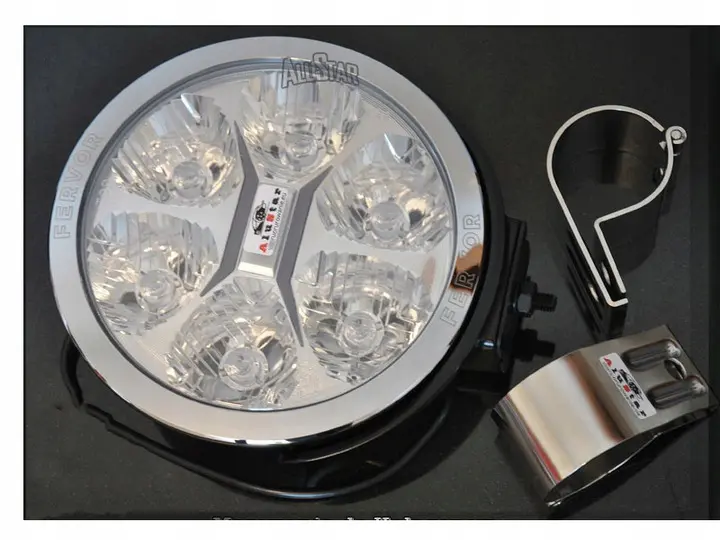 Lyktefeste Rørklemme 60mm Chrome  | Feste for ekstralys – bilde 4