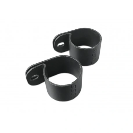Lyktefeste Rørklemme 63mm Black | Feste for ekstralys - sett 2 stk.