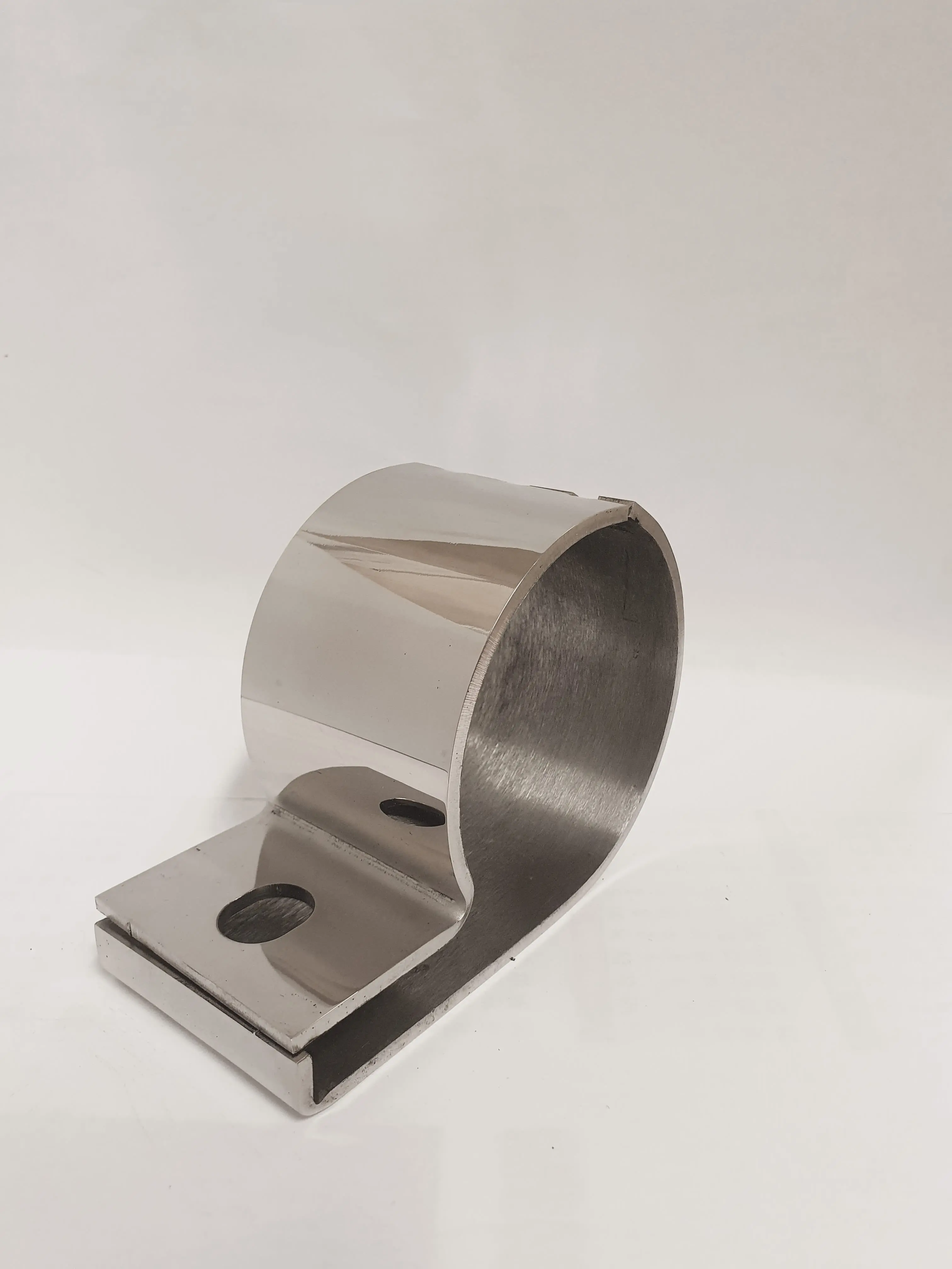 Lyktefeste Rørklemme 76mm Chrome  | Feste for ekstralys - 1 stk. – bilde 2