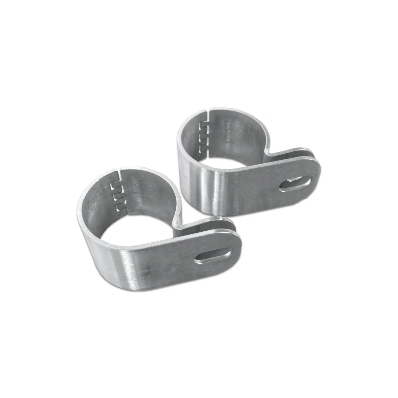 Lyktefeste Rørklemme 76mm Chrome | Feste for ekstralys - sett 2 stk. Image 1