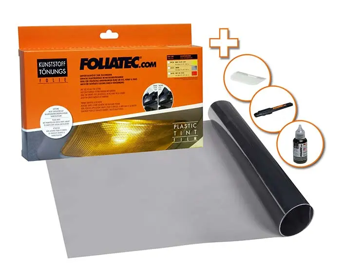 Lyktefilm Foliatec Plastic Tint Film | Beskyttelsesfilm PPF folie - Smoke Black Image 8