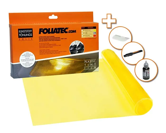 Lyktefilm Foliatec Plastic Tint Film | Beskyttelsesfilm PPF folie - Yellow – bilde 11