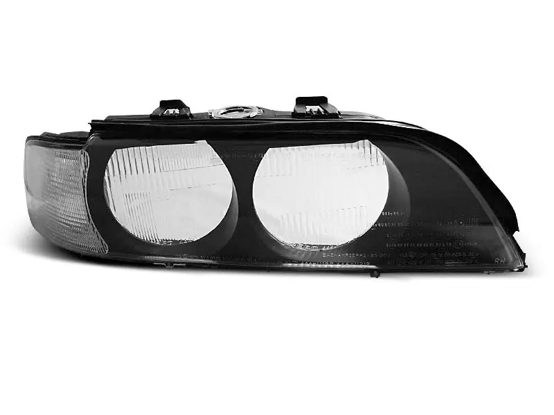 Lykteglass BMW 5 (E39) 1995-2000 BLACK WHITE H7 – bilde 2