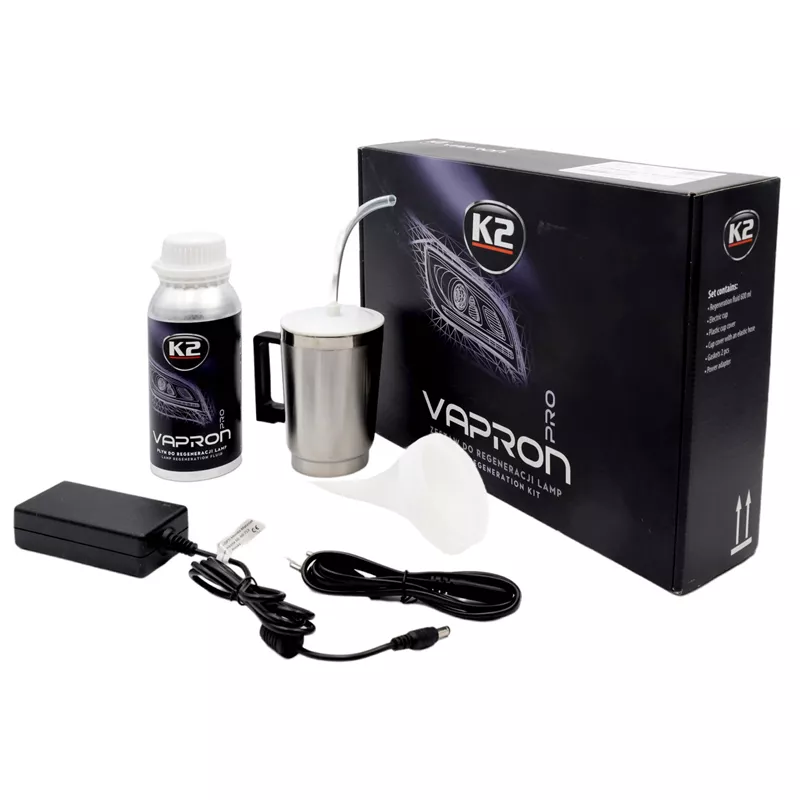 Lyktfornyer kit K2 Vapron Pro │ Oppussingssett for frontlykt – bilde 2