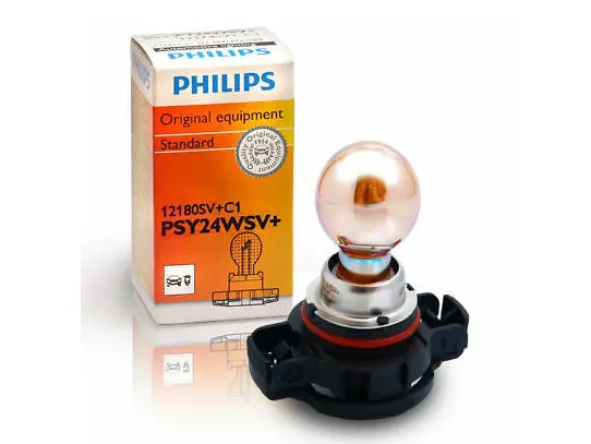 Lyspære PWY24W blinklys Philips Silver - 1 stk. Image 1