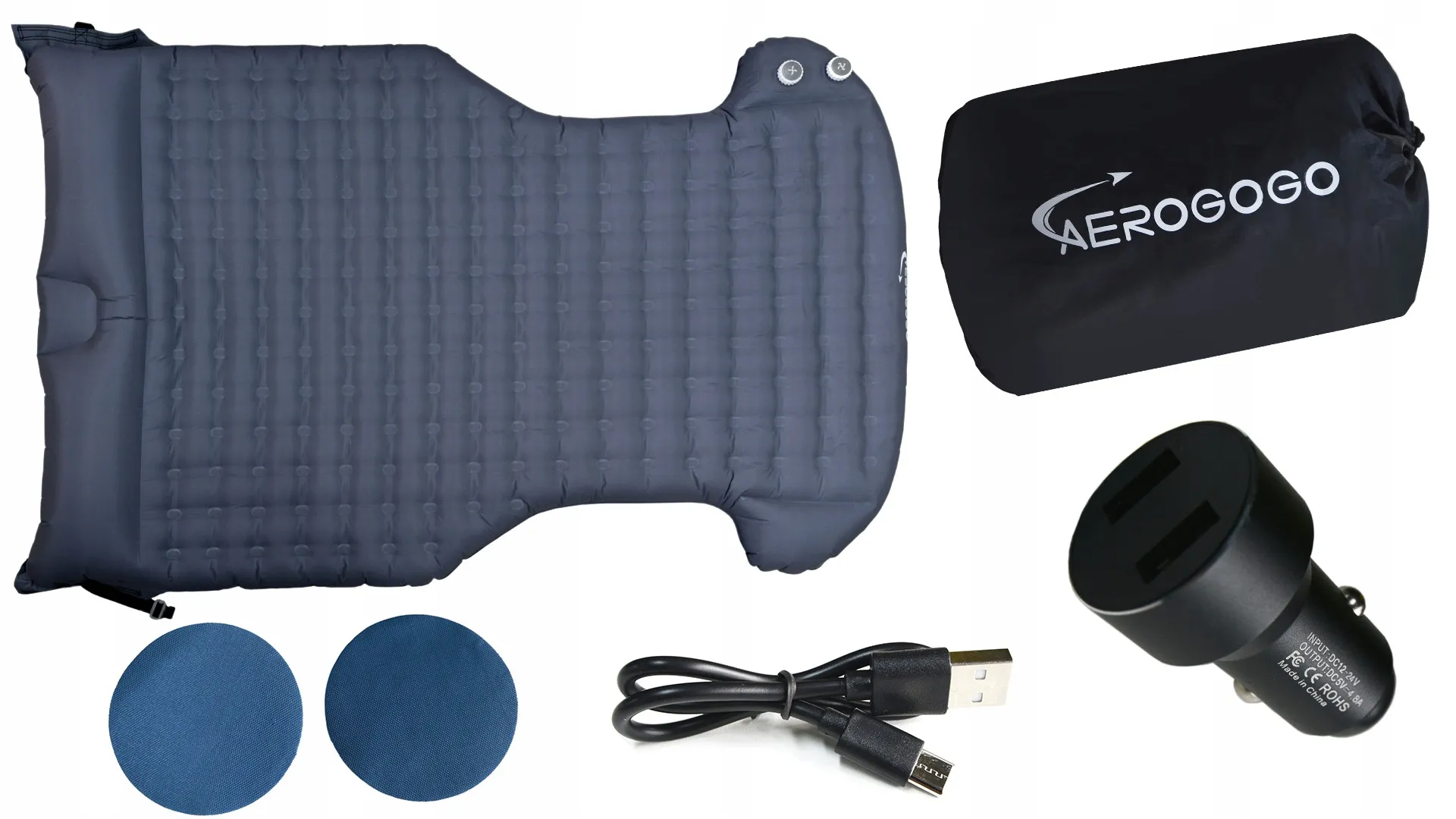 Madrass Tesla Model Y / Model 3 Aerogogo Blue │ Travel Sleeper Selvoppblåsende madrass Image 10