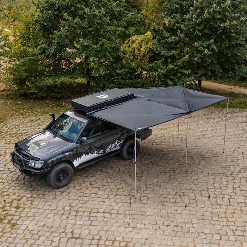 Markise 270° Wild Camp Space+ Day&Night svart │ førerside