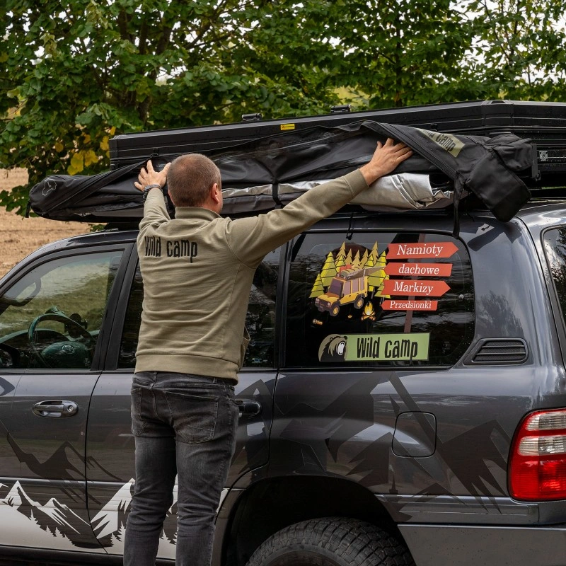 Markise 270° Wild Camp Space+ Day&Night svart │ førerside – bilde 6