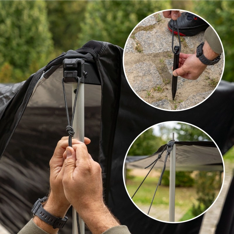 Markise 270° Wild Camp Space+ Day&Night svart │ førerside – bilde 9