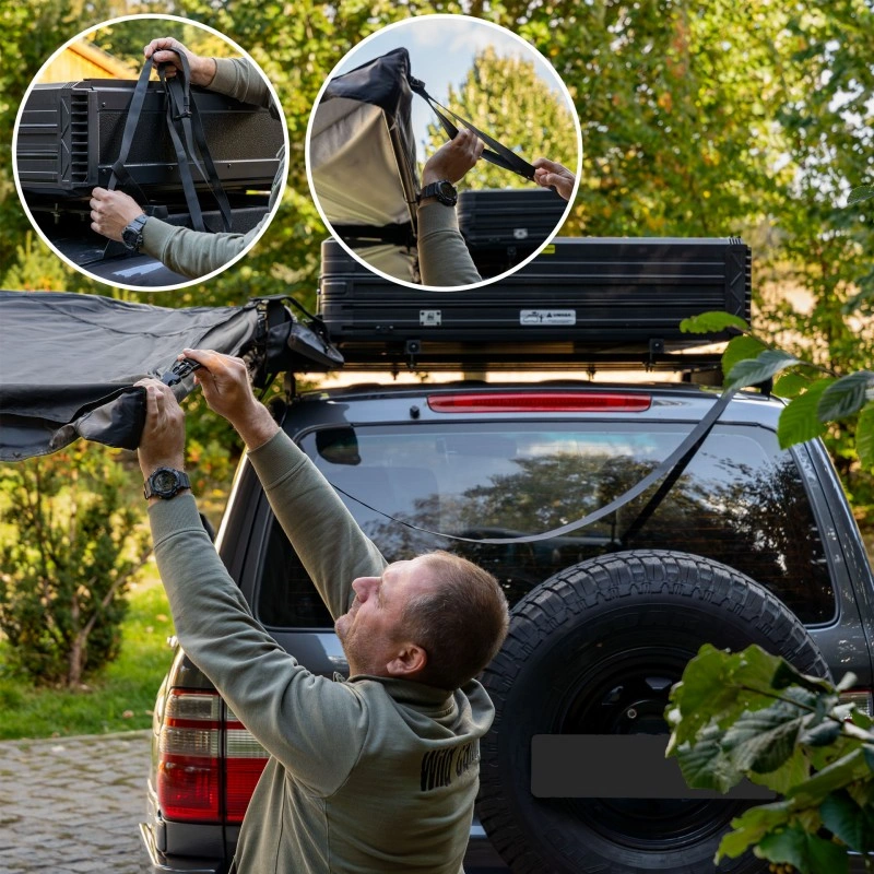 Markise Batwing 180° Wild Camp Day & Night │ selvstående - venstre side – bilde 12