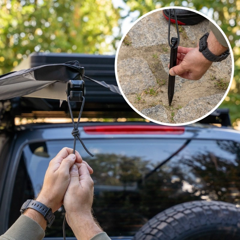 Markise Batwing 180° Wild Camp Day & Night │ selvstående - venstre side – bilde 14