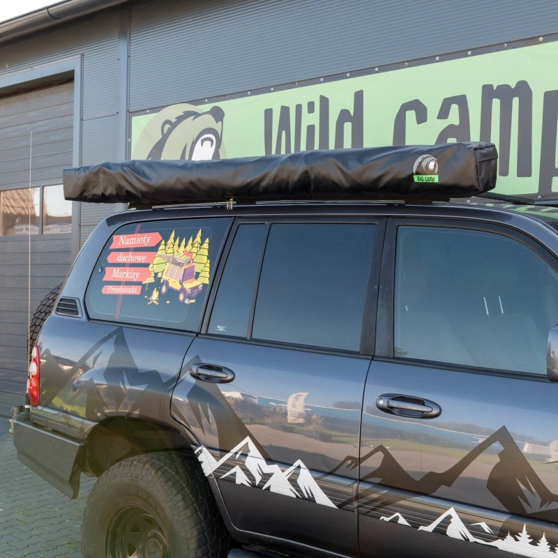 Markise Batwing 270° Wild Camp HEX 2,4 M Grønn høyre side │ for passasjerside - med LED-belysning – bilde 4