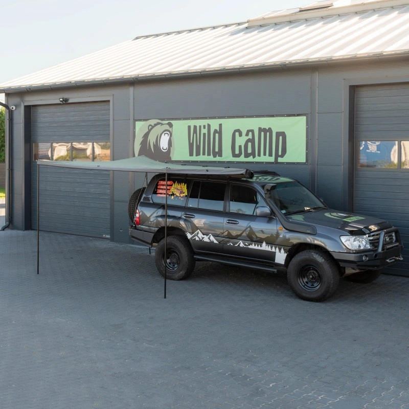 Markise Batwing 270° Wild Camp HEX 2,4 M Grønn høyre side │ for passasjerside - med LED-belysning – bilde 9