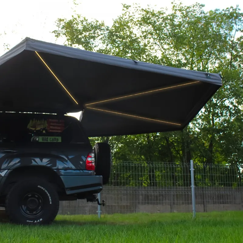 Markise Batwing II Premium Wild Camp 270° 2,5 m grå │ førerside – bilde 3