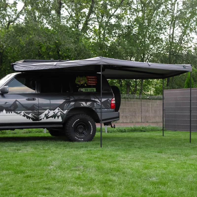 Markise Batwing II Premium Wild Camp 270° 2,5 m grå │ førerside – bilde 4