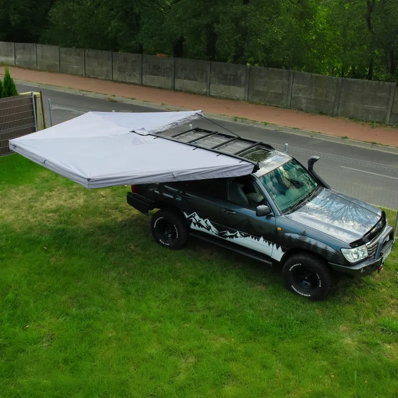 Markise Batwing II Premium Wild Camp 270° 2,5 m grå │ passasjerside