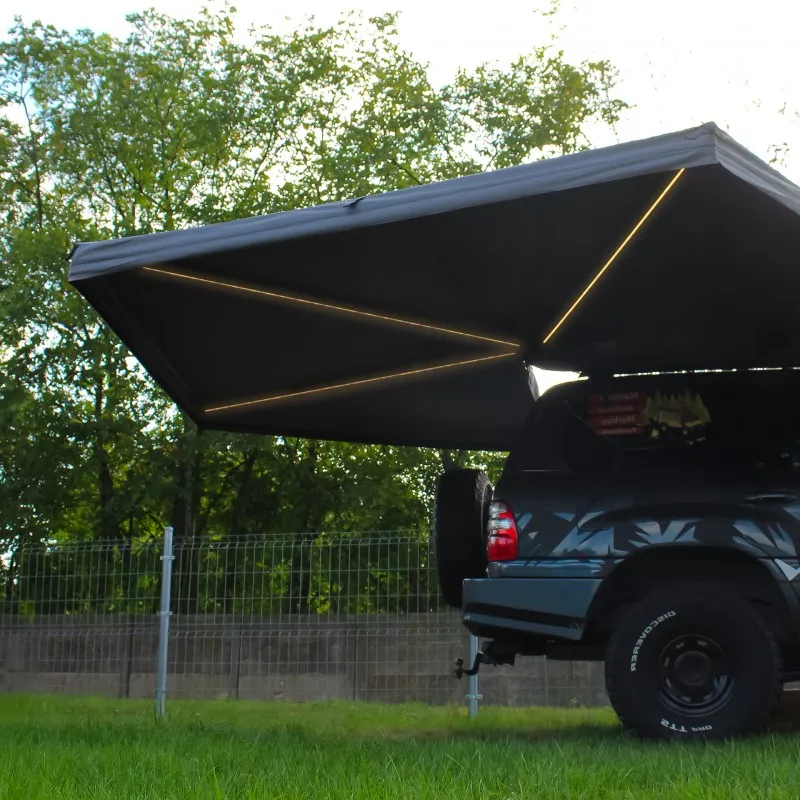 Markise Batwing II Premium Wild Camp 270° 2,5 m grå │ passasjerside – bilde 3