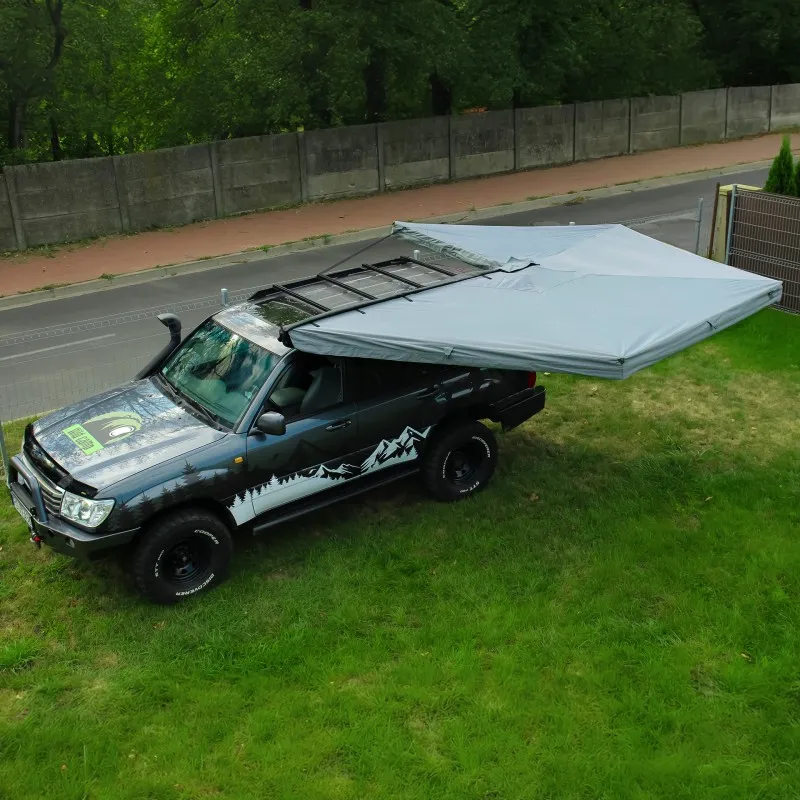 Markise Batwing II Premium Wild Camp 270° 2,5 m grønn │ førerside