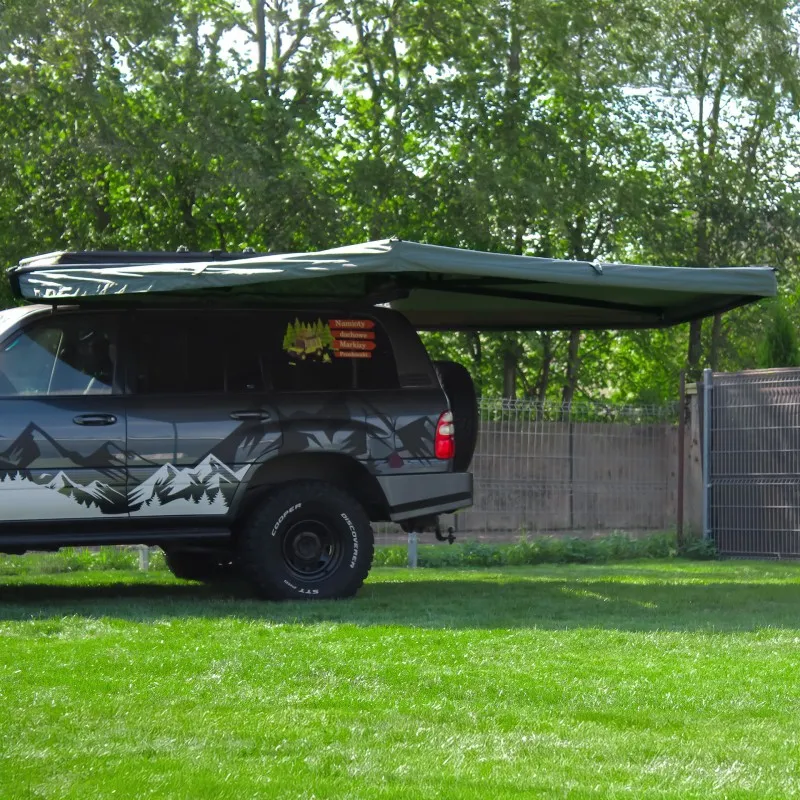 Markise Batwing II Premium Wild Camp 270° 2,5 m grønn │ førerside – bilde 7