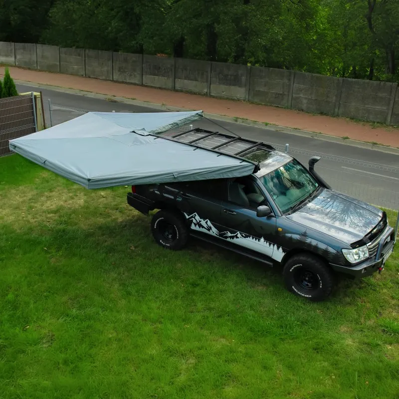 Markise Batwing II Premium Wild Camp 270° 2,5 m grønn │ passasjerside