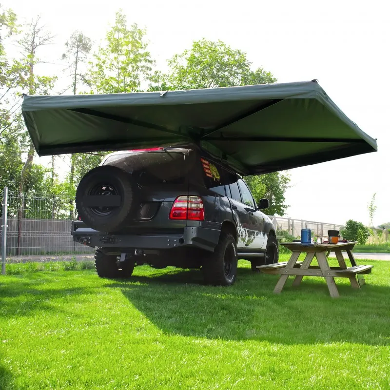 Markise Batwing II Premium Wild Camp 270° 2,5 m grønn │ passasjerside – bilde 2
