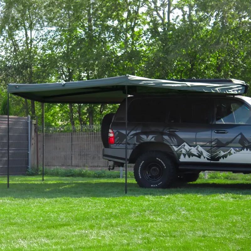 Markise Batwing II Premium Wild Camp 270° 2,5 m grønn │ passasjerside – bilde 4