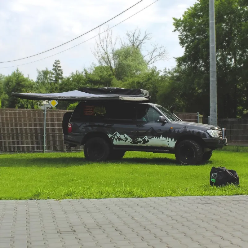Markise Batwing Wild Camp 270° 2,4 m grå │ passasjerside – bilde 7