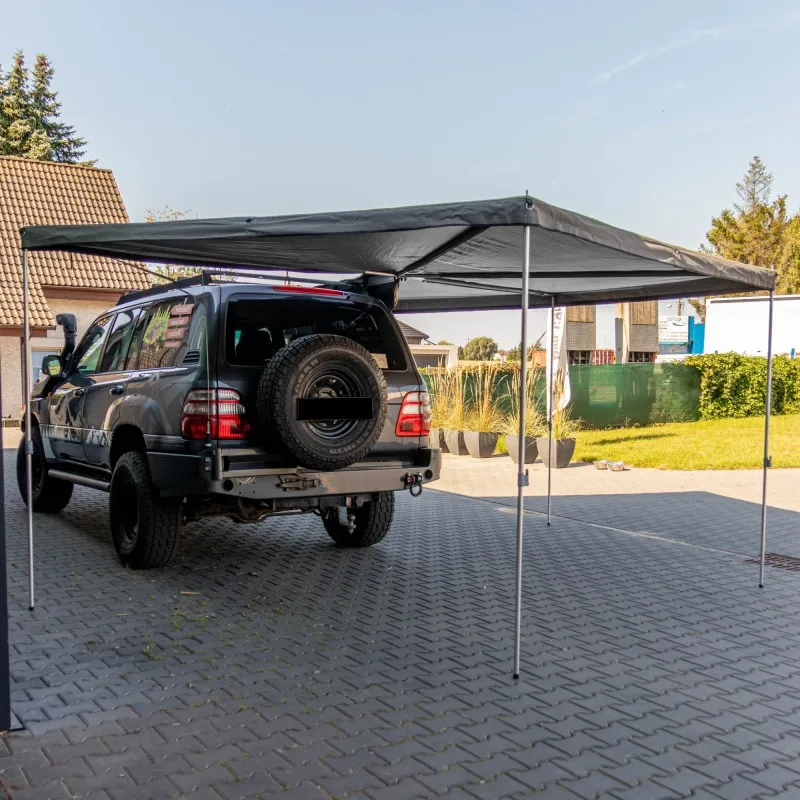 Markise Batwing Wild Camp HEX 270° 2,5 m grå │ førerside – bilde 8